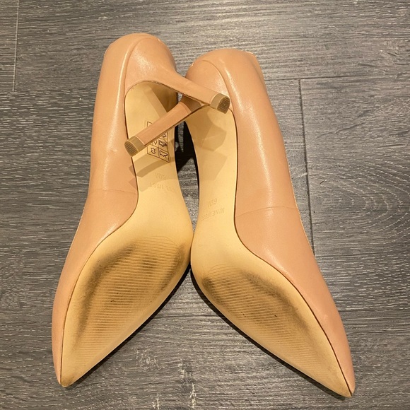 Nine West nude heels - size 6.5 - Picture 3 of 4